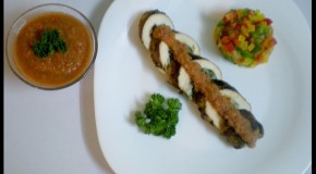 Stuffed Chicken Rolls With Strawberry Salsa