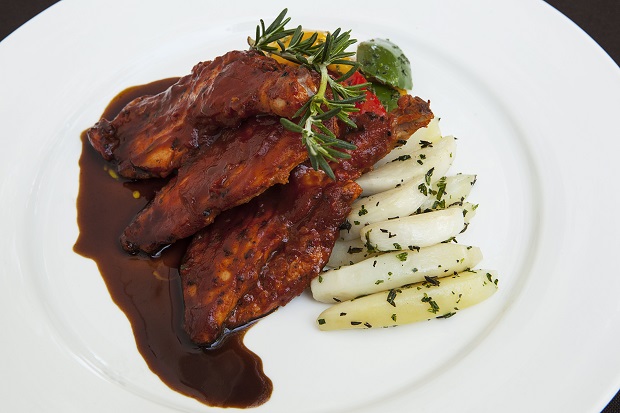 BBQ Country Hen with Red Wine Jus