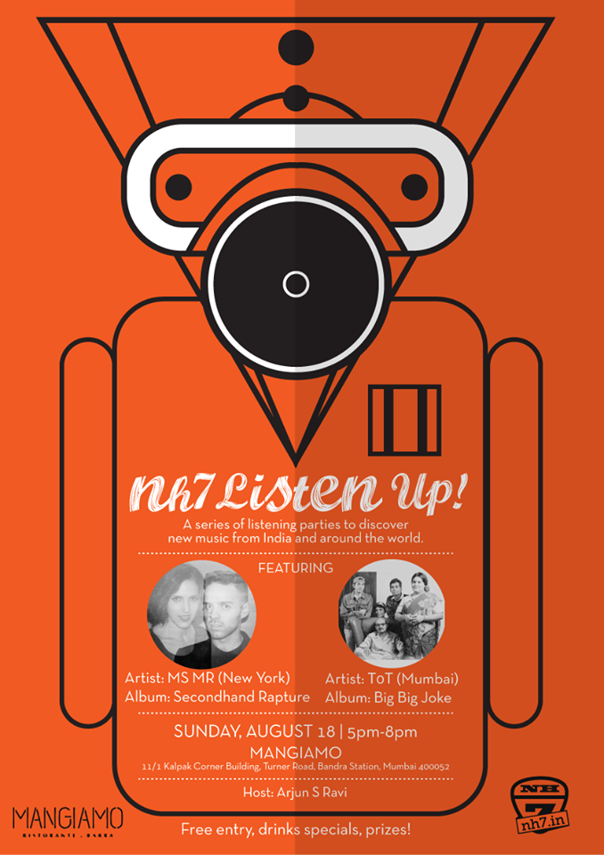 NH7 Listen Up! @ Mangiamo