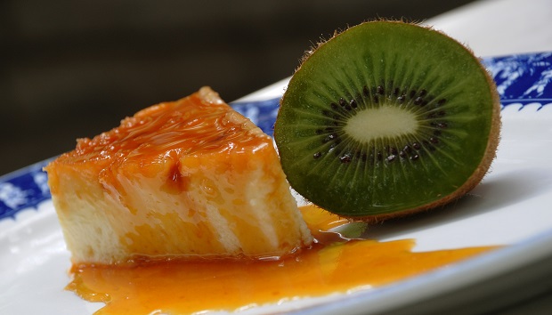 coconut caramel custard