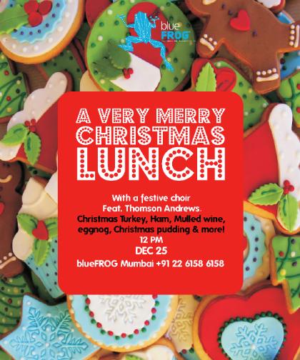 A Very Merry Christmas Lunch @ Blue Frog
