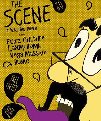The Scene: FuzzCulture, Laxmi Bomb, Vega Massive, BLAKC. @ Blue Frog
