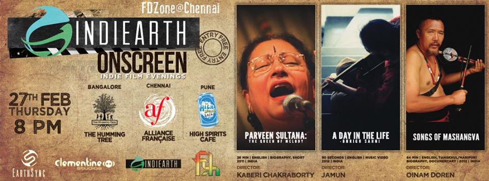 IndiEarth OnScreen - Music Special @ High Spirits