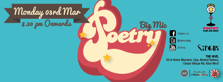 Poetry on the Big Mic Vol 32 @ The Hive