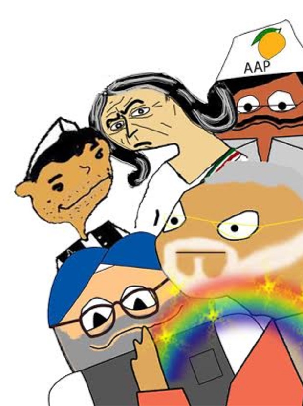 Clockwise from top: Modem Ji, Avrind Kerjuwal, Norinder, Monmuhin and Pappu